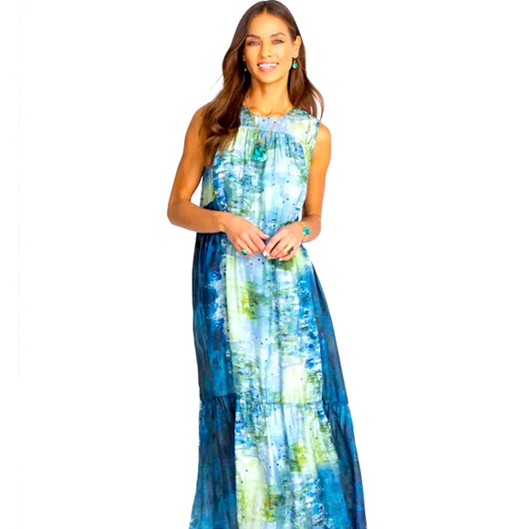 NWT Johnny Was Gimova Shirred Dress